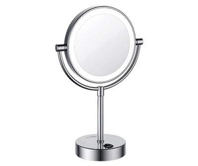 K-1005 Зеркало с LED-подсветкой двухстороннее, стандартное и с 3-х кратным увеличением Размеры (Ш/В/Г): 22х34,3х12 см