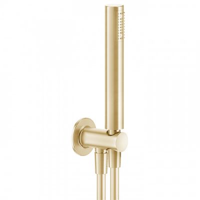 Gessi Inciso Душевой гарнитур, с настенным держателем, цвет: золото 58123#246