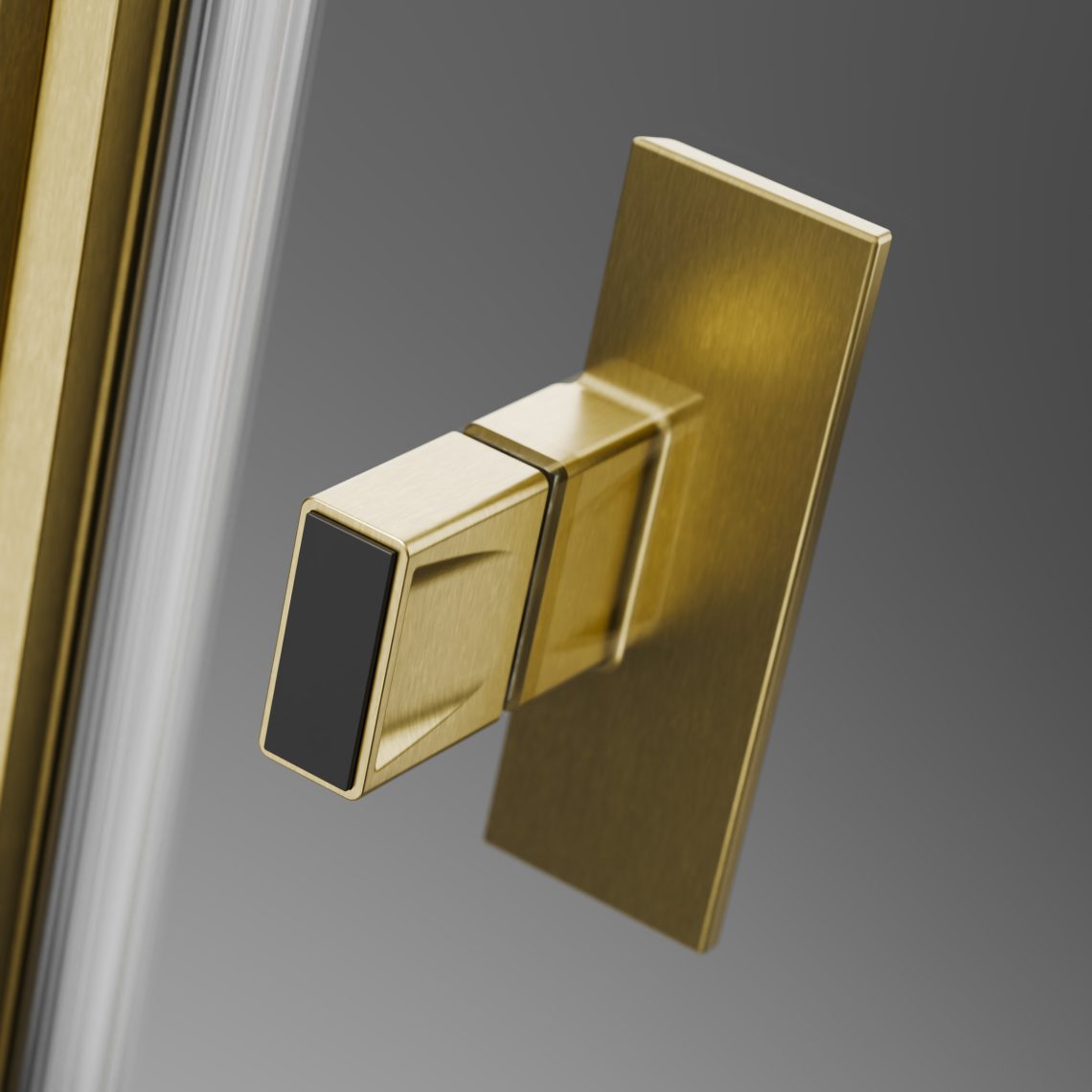 Душевая дверь 70-90 см. складная Radaway NES BRUSHED GOLD DWB