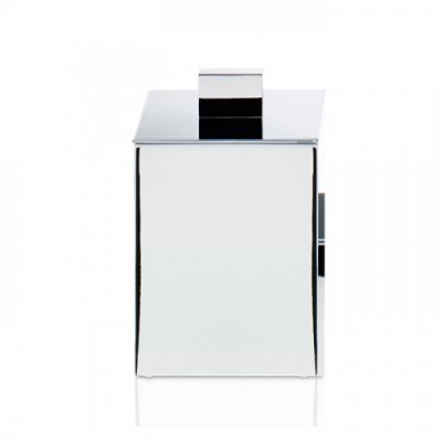 Decor Walther DW 3650 Бокс универсальный 8.5x8.5x11см, с крышкой, настольный, цвет: хром 845200