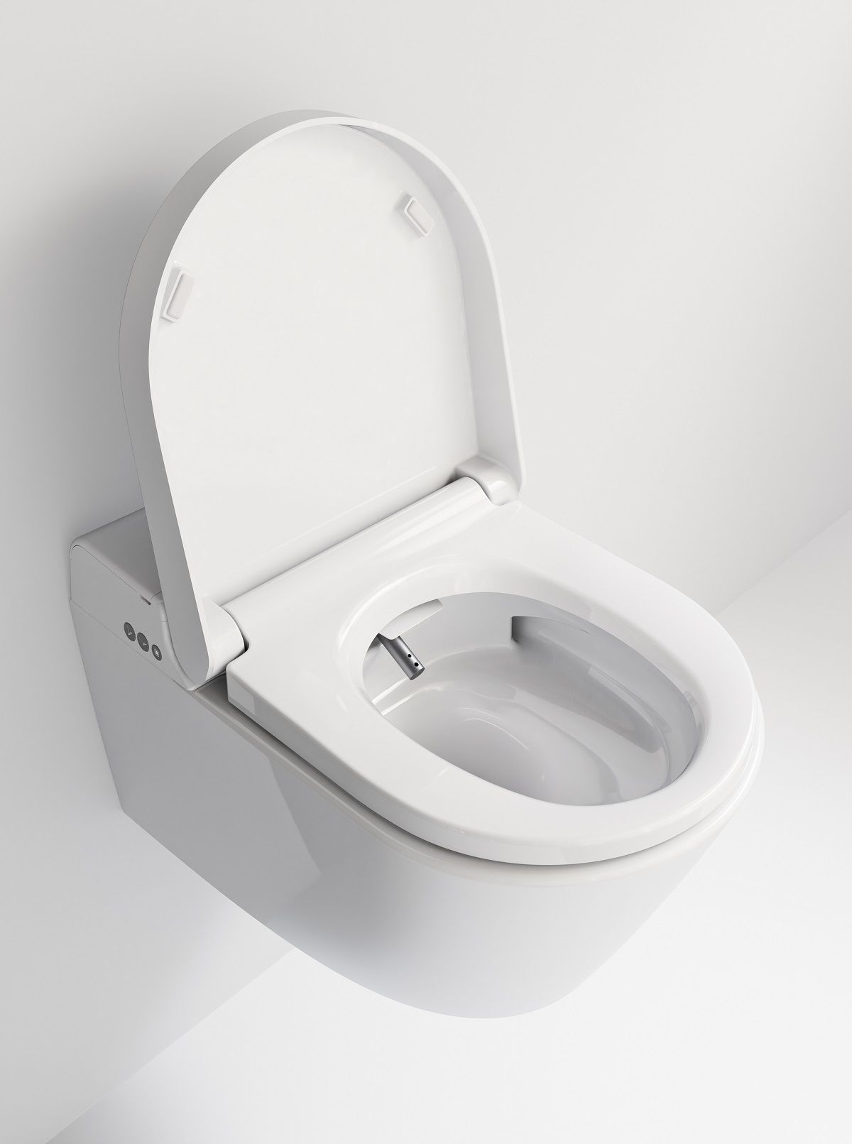 7418K26 Подвесной умный унитаз GSI WClean 590х375 мм, чёрный матовый