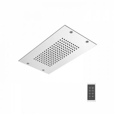 Carlo Frattini Wellness Верхний душ Modular 350х200 мм., встраиваемый в потолок, LED подсветка для хромотерапии с 8 цветами, цвет: хром F2825CR