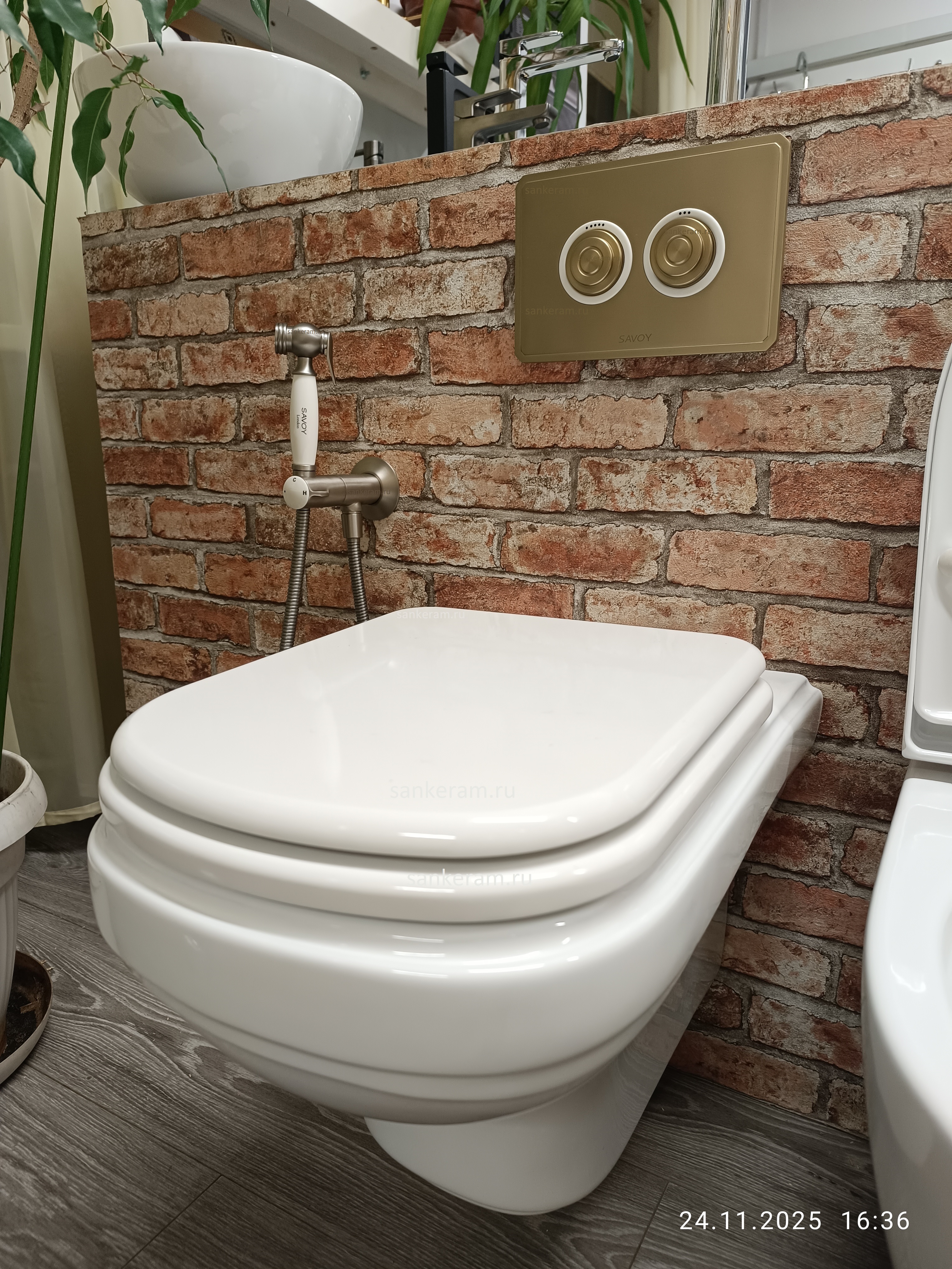 Гигиенический душ Burlington Savoy, цвет Никель SV63 BNKL