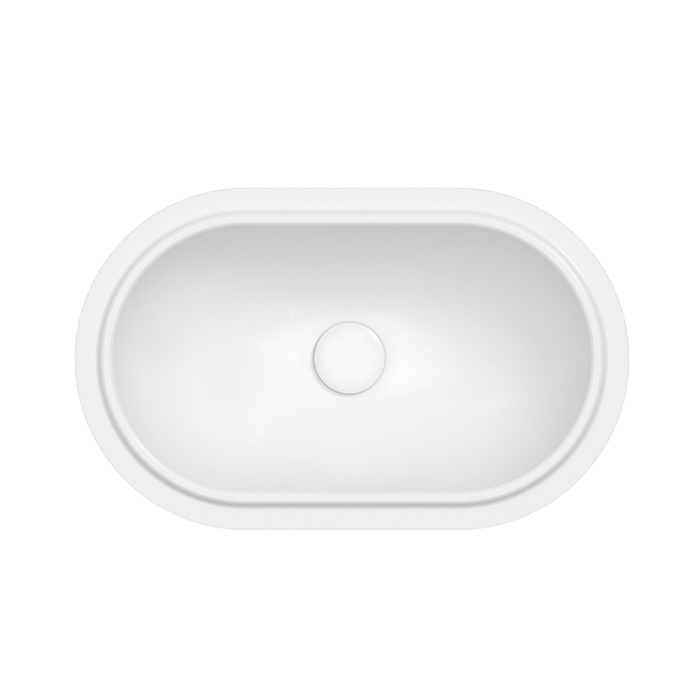 SC043.BI GLOBO Forty3/Bowl Раковина встраиваемая под столешницу  60*37см, цвет белая
