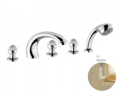 AXO SWAROVSKI Смеситель на борт ванны, на 5 отв. ML.AXO-680F.DO
