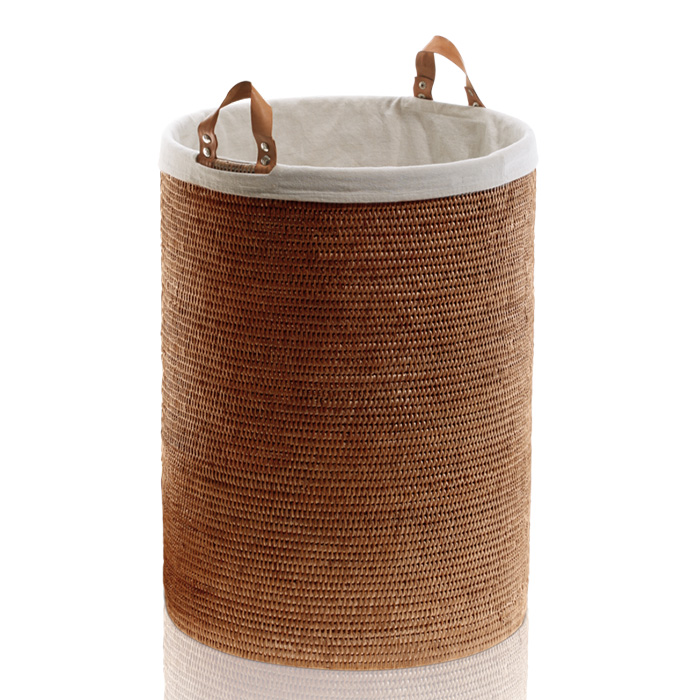 Decor Walther Basket SPA Корзина для белья с ручками 50x70см, напольная, цвет: ротанг темный 932492