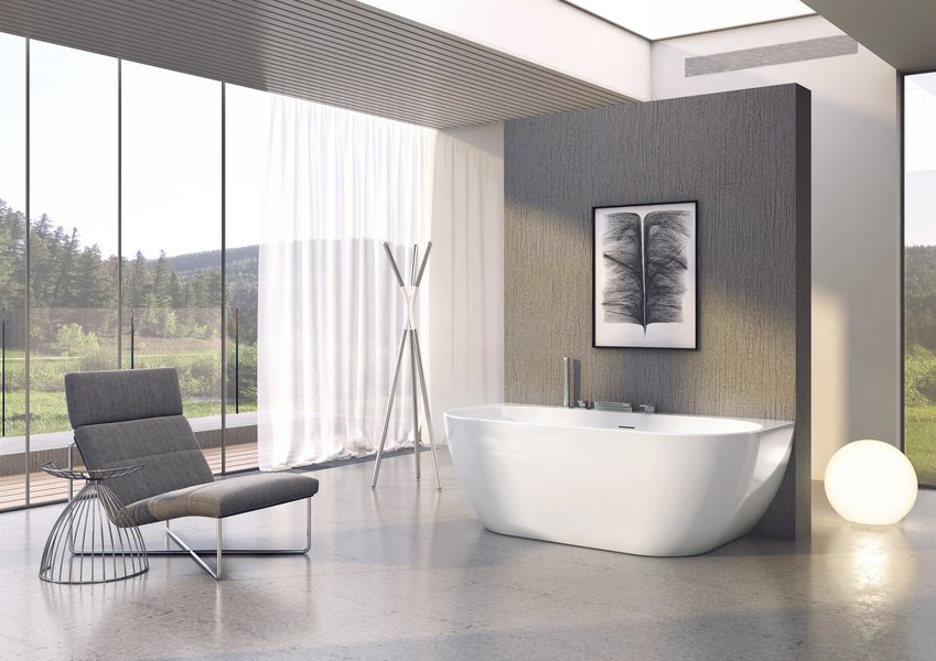 Ванна RAVAK FREEDOM W 1660х800 белая отдельностоящая