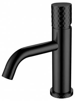 Смеситель для раковины Boheme STICK DIAMOND Matt Black_Комплект 121-BB