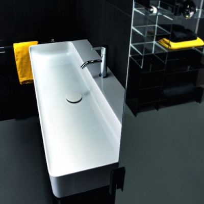 Laufen VAL Раковина 75х42х11.5 см, 1 отв., покрытие LLC, цвет: белый 8.1028.5.400.104.1
