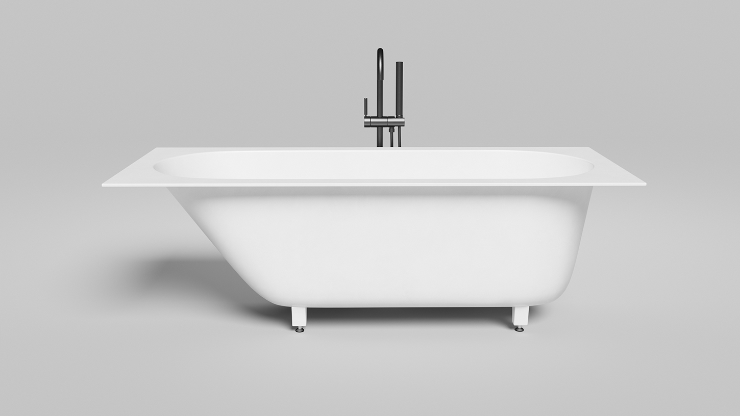 102411MF Salini ORNELLA KIT Ванна встраиваемая 170x75 покраска по RAL, матовая