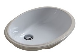 White Ceramica Dip, подстольная овальная раковина 58х39хh21 см, цвет белый глянцевый W270201