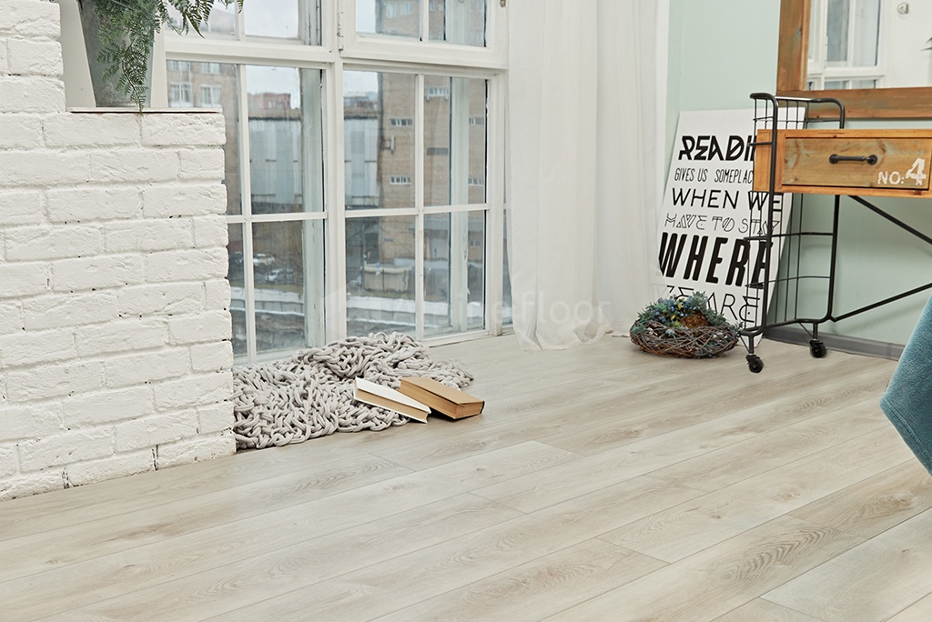 Кварц виниловая плитка Alpine floor 150x18 Premium XL ECO  7-2 Дуб Белая ночь