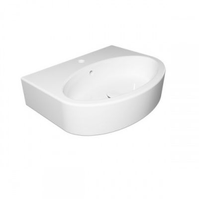 Раковина подвесная 60х44 см GSG Ceramic Design Like LKLAVBW60000, белый глянцевый