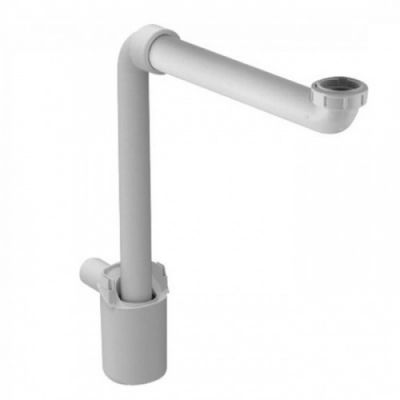 Duravit Сифон экономичный для мебели, 1 1/4, материал: пластик, цвет: белый 50760000
