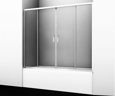 Wasserkraft Lippe 45S02-170 Стеклянная шторка на ванну 170х150 см