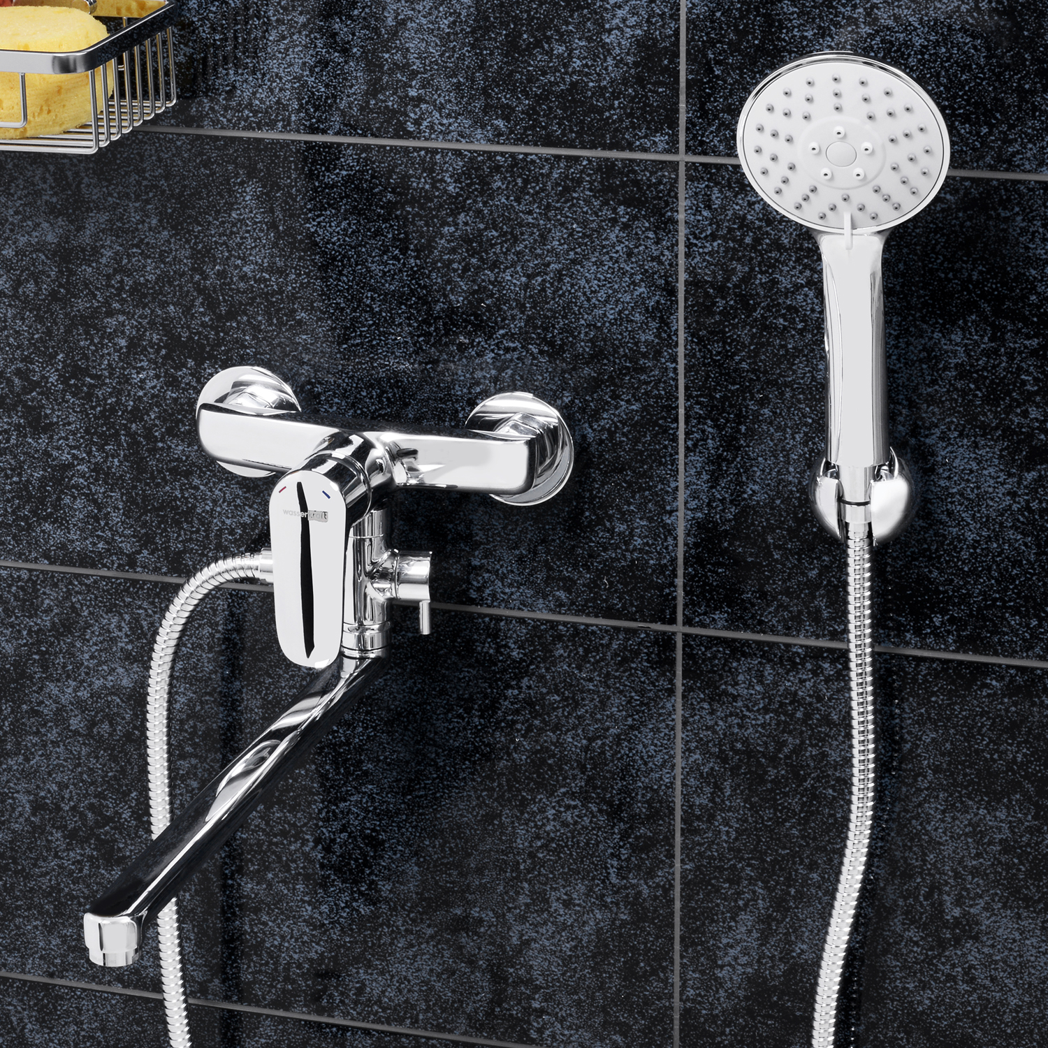 Vils 5602L Смеситель для ванны с длинным изливом Размеры (Ш/В/Г): 21,2х16,5х39,4 см