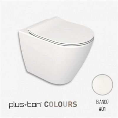 40375R#01 Althea Cover Rimless Plus+Ton унитаз подвесной 52x36 см, белый матовый