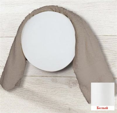 APEL000282 HOM CUZCO RESIN полотенцесушитель круглый, белый