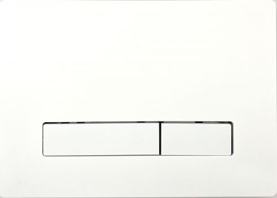 KK-POL 350/PSM/010-00-00 Vitrum Metal SLim Металлическая панель смыва для инсталляции, цвет белый матовый