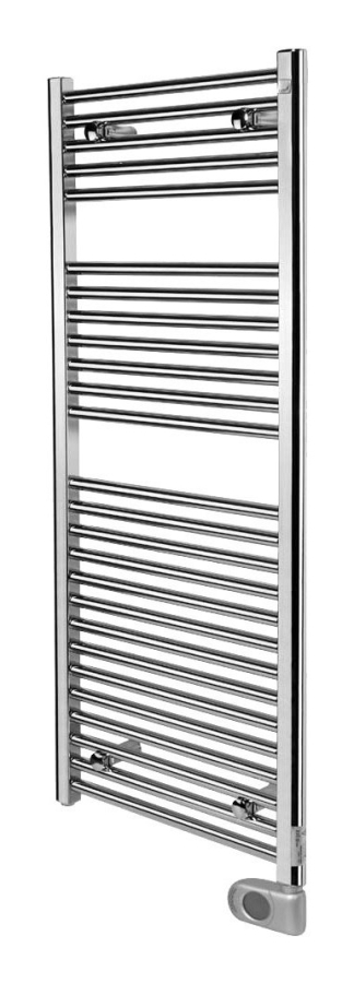 PBEZ-120-50/MQ Ral 9016 Zehnder Aura полотенцесушитель электрический 1226х500, белый