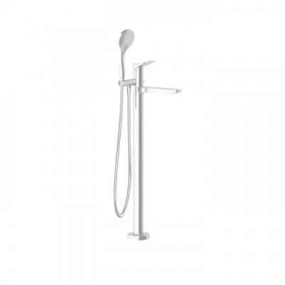 Gessi Rilievo Смесителя для ванны, напольнный, с душевой лейкой, цвет: White CN 59131#279