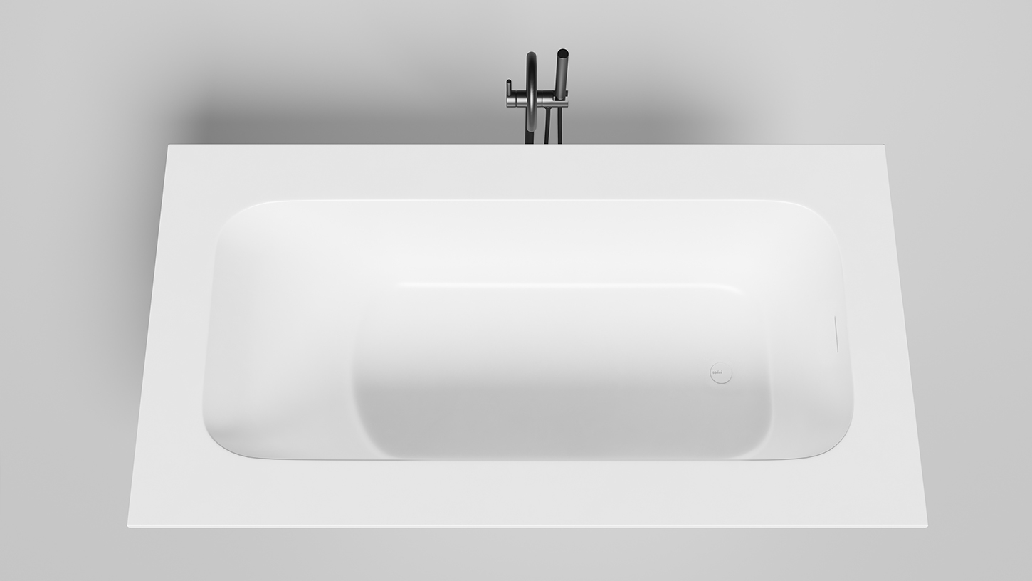 Salini ORLANDA KIT PLUS 190x100 Ванна встраиваемая 190x100 белая глянцевая