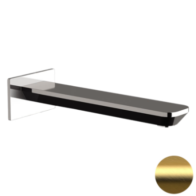 Излив настенный Daniel Tiara TA4704LDP 23см, золото брашированное, шт