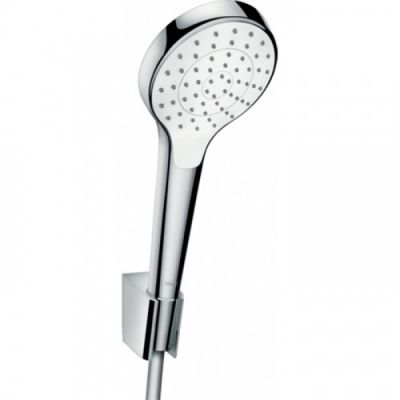 Hansgrohe Croma Select S Ручной душ, с держателем, цвет: хром/белый 26410400