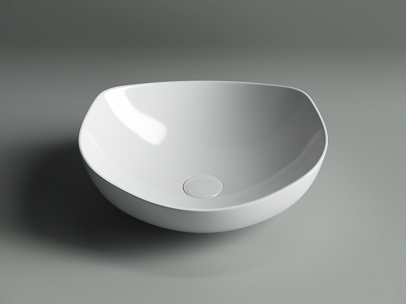 Умывальник чаша накладная овальная Ceramica Nova Element 420*385
