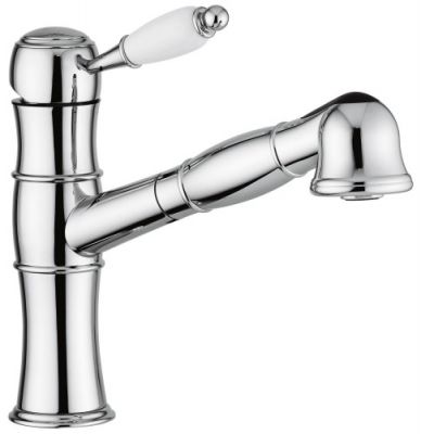 Emmevi Laguna, смеситель с вытяжным изливом для кухни, цвет хром 40065/CR