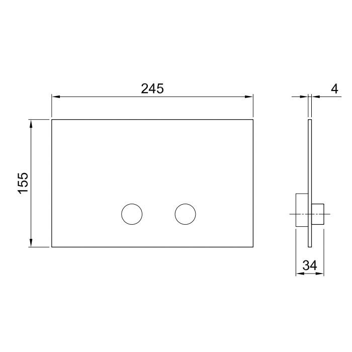 Fantini AF/21 Клавиша смыва для GEBERIT SIGMA8, SIGMA12, цвет: золото 91 01 8402