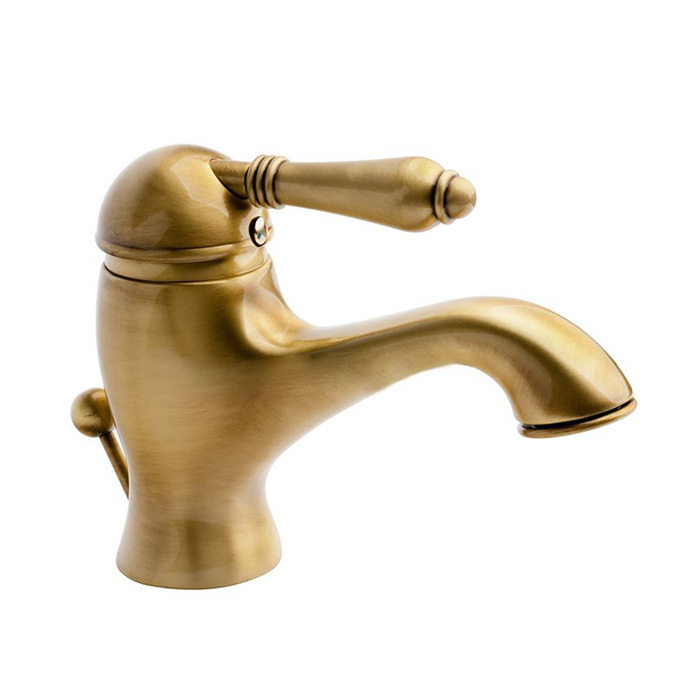 Nicolazzi El Capitan Смеситель для раковины однорычажный, с донным клапаном, цвет: бронза 3402BZ75