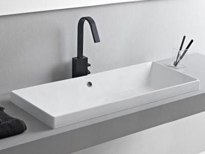 Scarabeo TEOREMA 2.0 5132 раковина полувстраиваемая 80x36 , белая