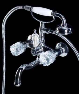 Смеситель для ванны Boheme CRYSTAL Хром 273-CRST