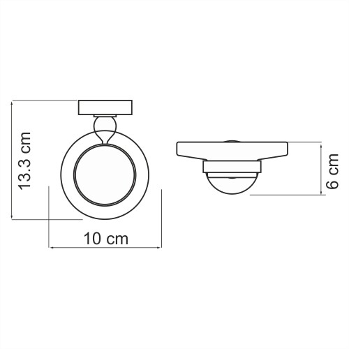 Diemel K-2229 Мыльница Размеры (Ш/В/Г): 10х6х13,3 см