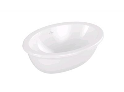 Раковина встраиваемая Villeroy&Boch Loop&Friends 48*32, CeramicPlus, цвет-альпийский белый