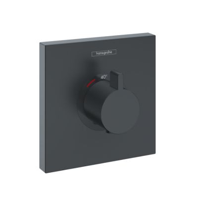 15760670 Hansgrohe ShowerSelect Смеситель для душа, встраиваемый, термостатический, цвет: черный матовый