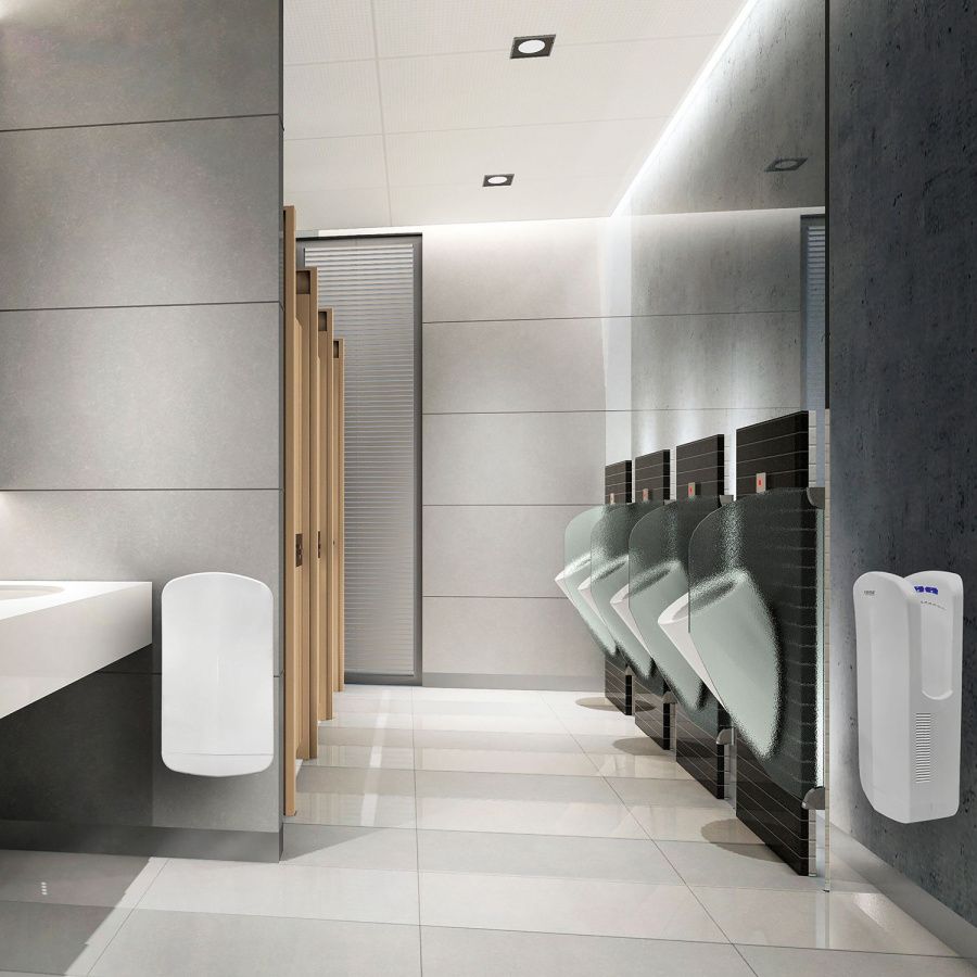 Gedy Diablo, вставная электрическая сушилка для рук Eco-Jet с фотоэлементом, цвет белый 2453(02)