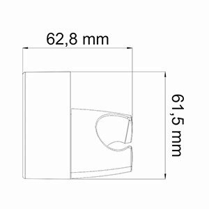 A014 Настенный держатель лейки Размеры (Ш/В/Г): 61,5х7х6,28 см