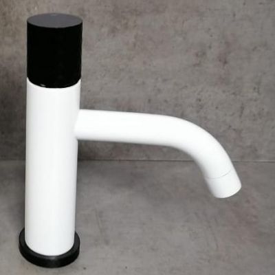 Смеситель для раковины Boheme STICK WHITE DIAMOND BLACK_Комплект 121-WB