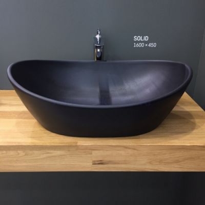 Раковина накладная 60x37 PAA Amore graphite IAMS/01