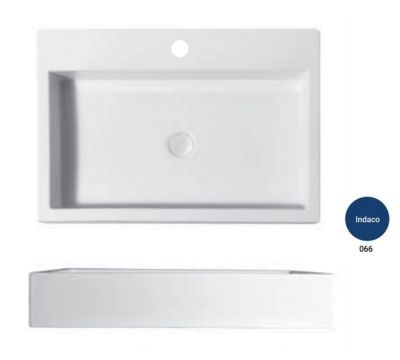 001 233 066 NIC Design Cool раковина 1200x500 мм, накладная/подвесная, цвет 066 Indaco Matt