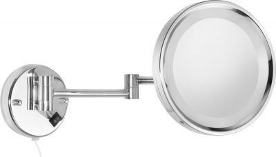 Stil Haus 1097(08), настенное круглое косметическое зеркало (3x) с LED подсветкой, цвет хром