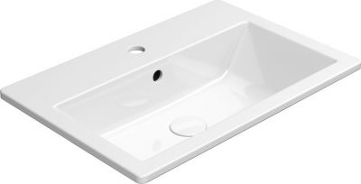 9433111 Раковина встраиваемая 58*40 см GSI Cube X, белая