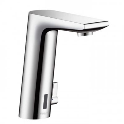 Hansgrohe Metris S Смеситель для раковины, электронный, с регулировкой температуры, питание от батареек, цвет: хром 31100000