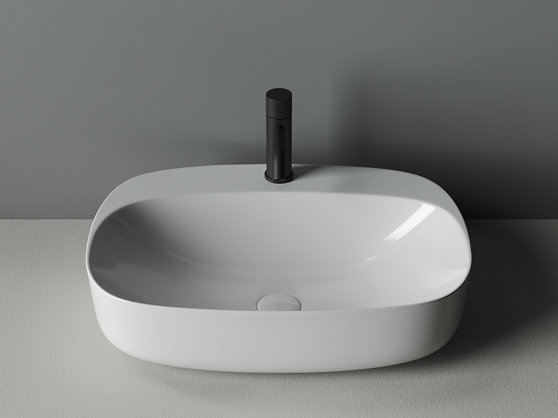 Умывальник чаша накладная овальная Ceramica Nova Element 595*420