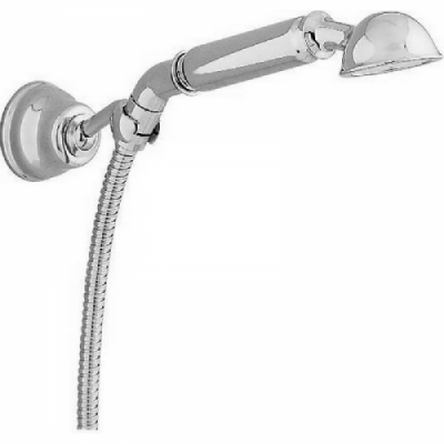 CISAL Shower Душевой гарнитур:ручная лейка,шланг 120 см,держатель настенный для лейки, цвет хром AR00305021