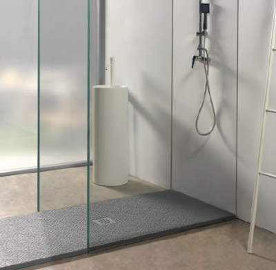 Душевой поддон 80x180 Onarea Anjasora ARQUITECT MOSAIC Gris