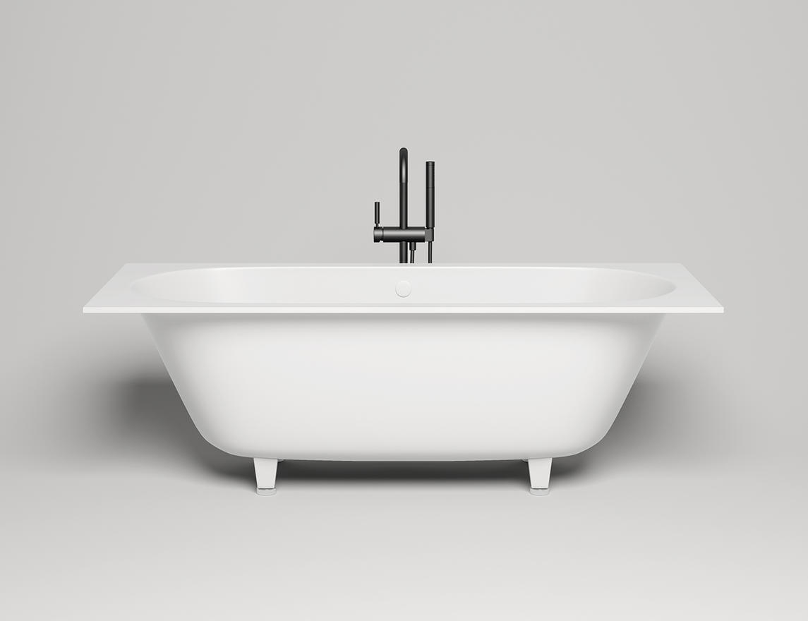 Salini ORNELLA  AXIS Ванна встраиваемая 180x80 белая матовая