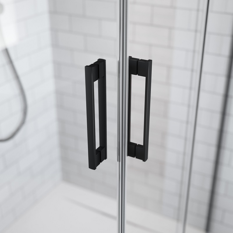 Шторка на ванну 170 см Radaway IDEA Black PN DWD